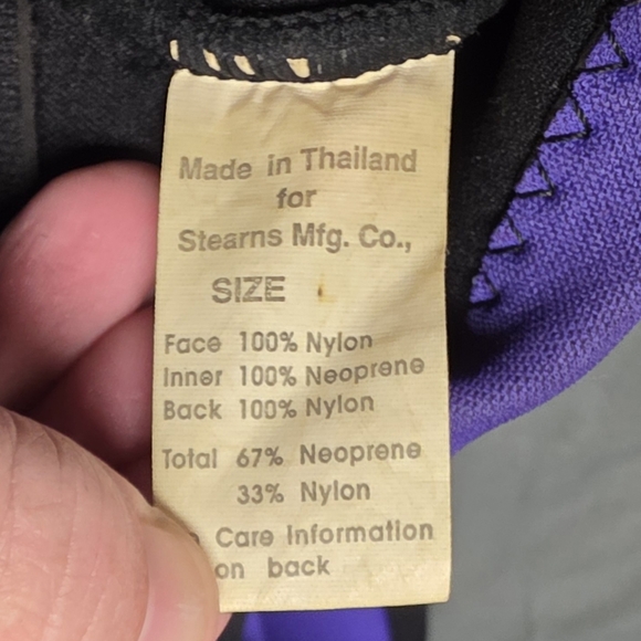 Stearns Turbulence Black and Purple Bodysuit - Picture 4 of 5